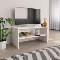 Mobile TV Bianco 80x40x40 cm in Truciolato 800054