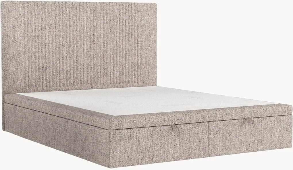 Letto imbottito fatto a mano con contenitore Mavel