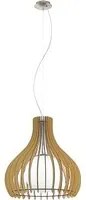 Lampadario Industrial Tindori 1 Luce Acciaio Grigio Opaco Diffusore Acero