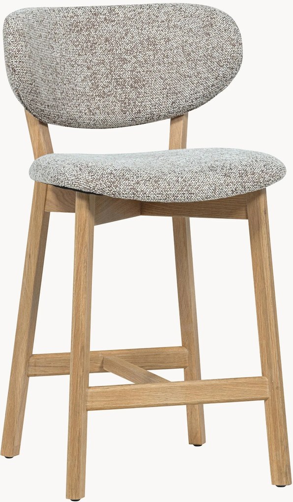 Sedia da bar imbottita in legno di quercia Udar