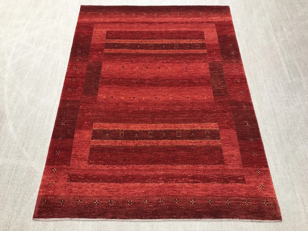 Loribaft Tappeto 230x170 Rosso (Iran) Annodato A Mano
