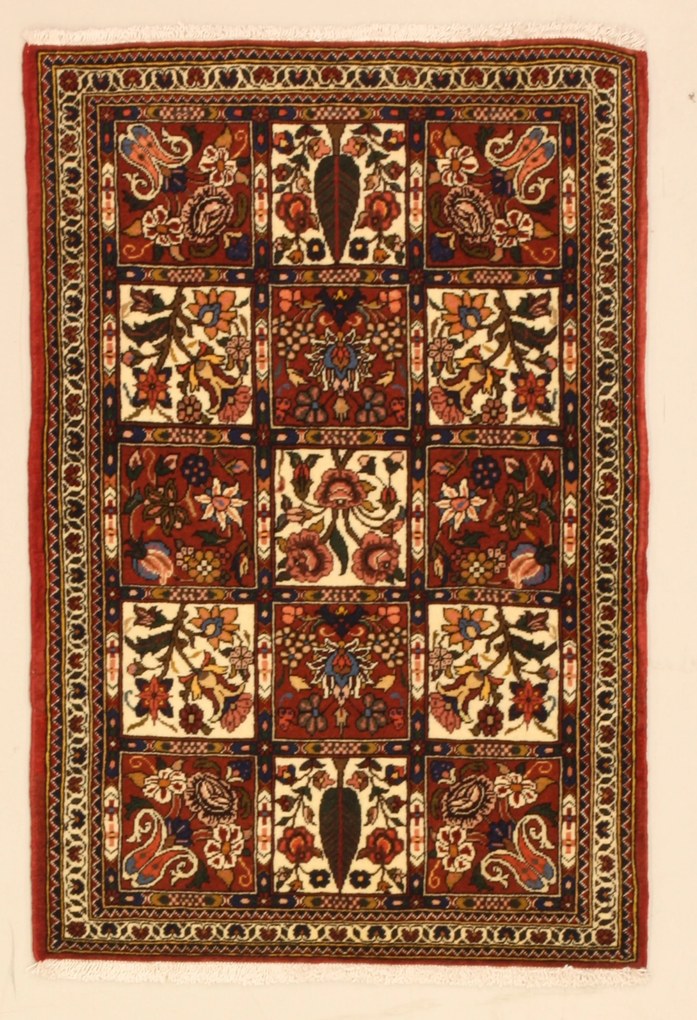Bakhtiar Tappeto 100 x 60 (Iran) Annodato A Mano
