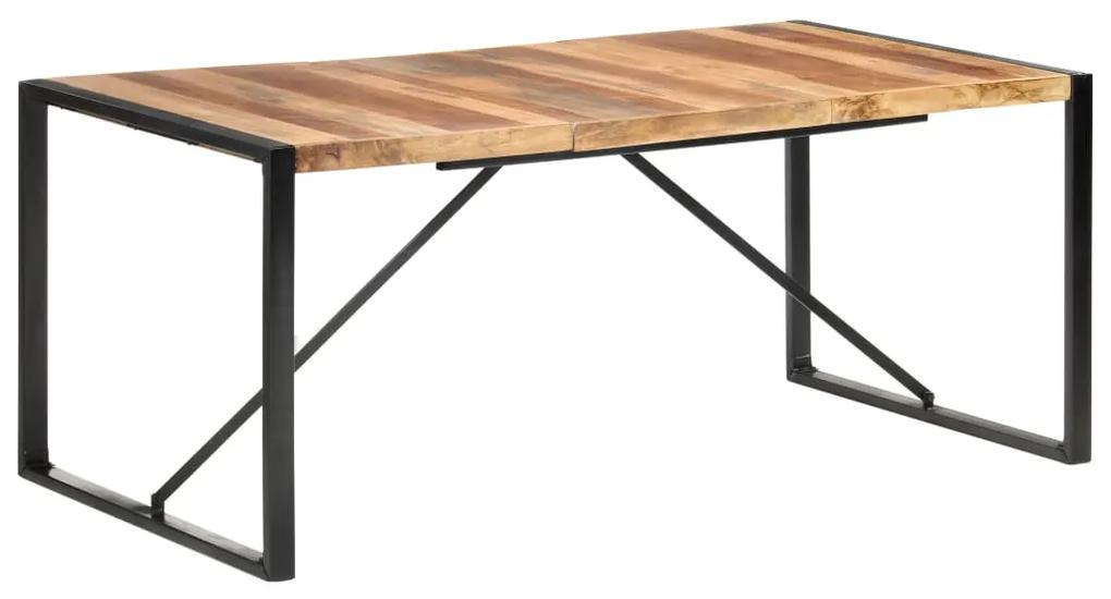 Tavolo da pranzo 180x90x75 cm legno massello finitura sheesham