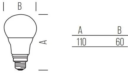 A60 WiFi 806lm 9,0W E27 WW