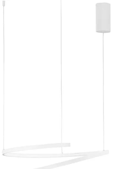 Lampadario LED design Moma bianco Ø60cm, luce con 3 temperature di colore 6090 lumen, LUCE AMBIENTE DESIGN
