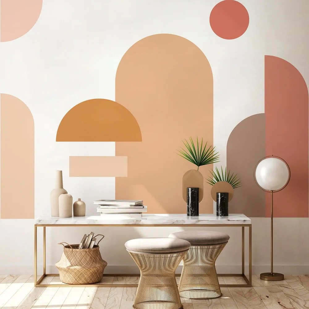 Adesivo da parete 250x200 cm Abstract Sunset - Ambiance