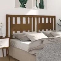 Testiera per Letto Miele 186x4x100 cm in Legno Massello di Pino cod 9879