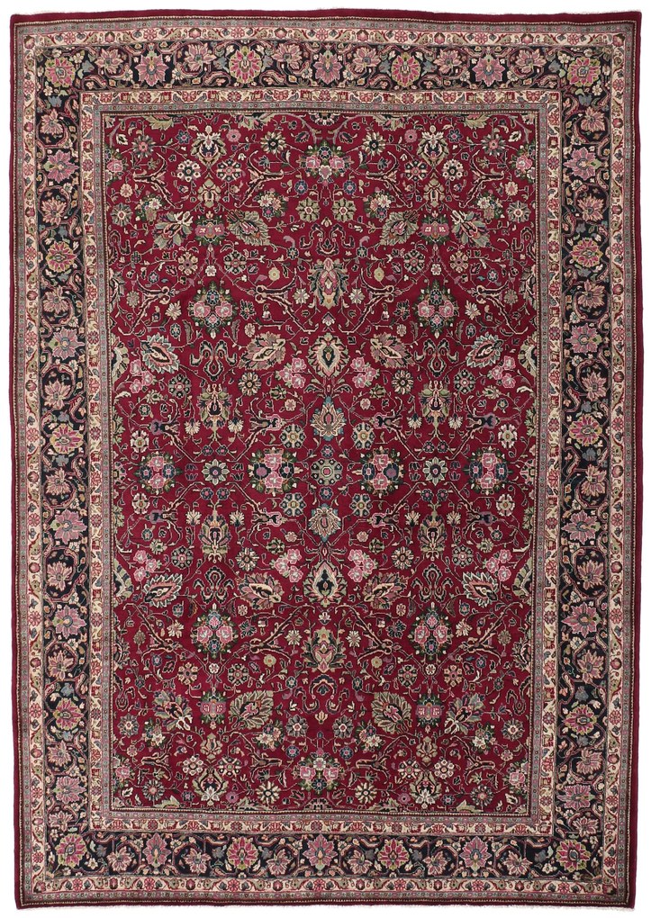 Sarouk Tappeto 350x250 (Iran) Annodato A Mano