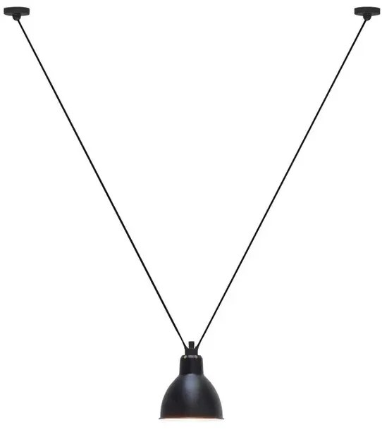 Lampe Gras - 323 XL Lampada a Sospensione Round Black Lampada Gras