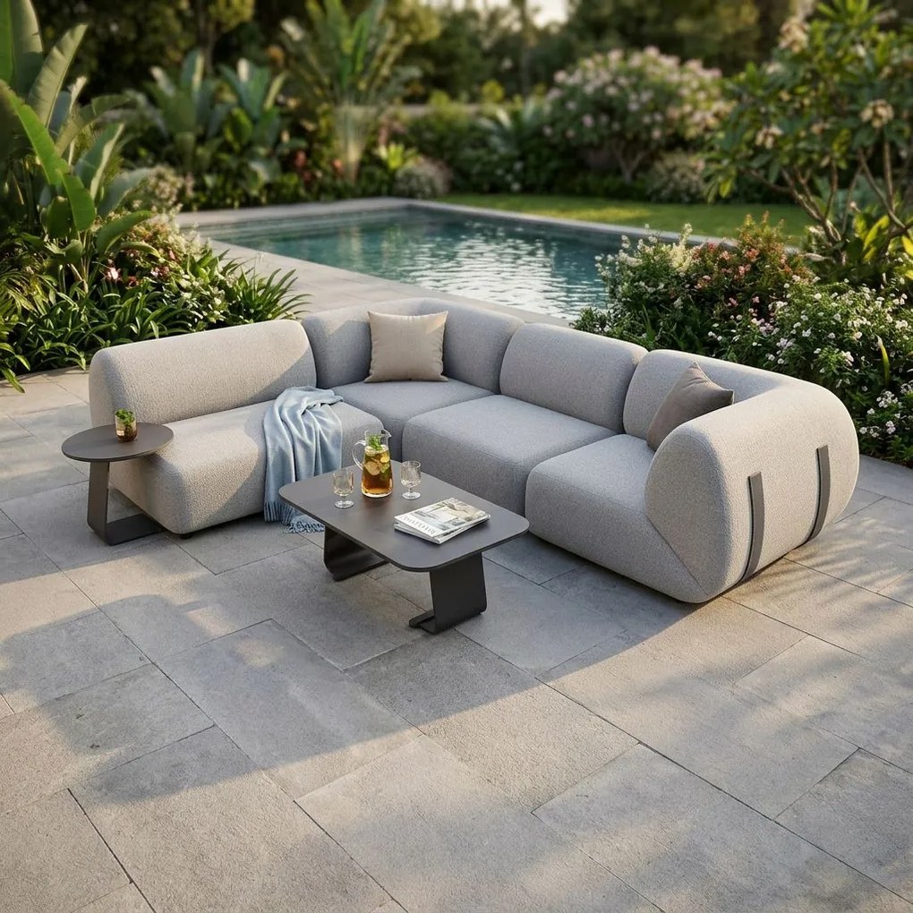 PETALUMA - Set salotto da giardino modulare