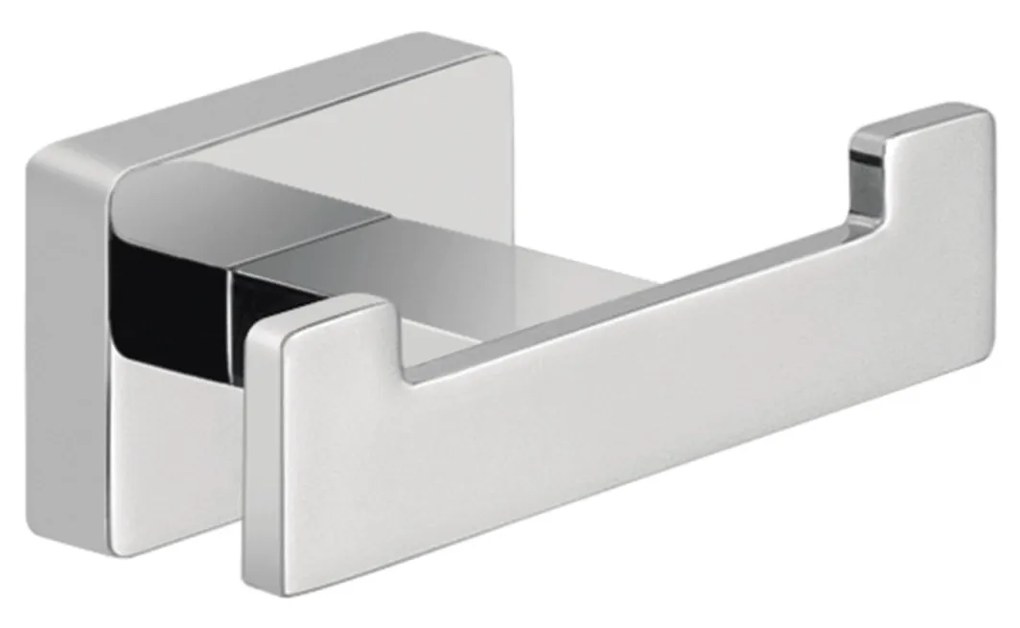 Doppio Appendiabito a Parete Gedy "Atena" Cromo Lucido