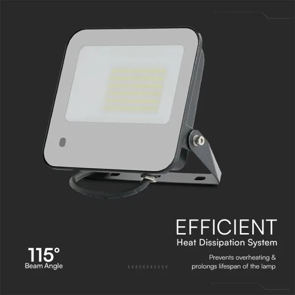 Proiettore LED RGBW dimmerabile LED/50W/230V IP65 grigio + TC