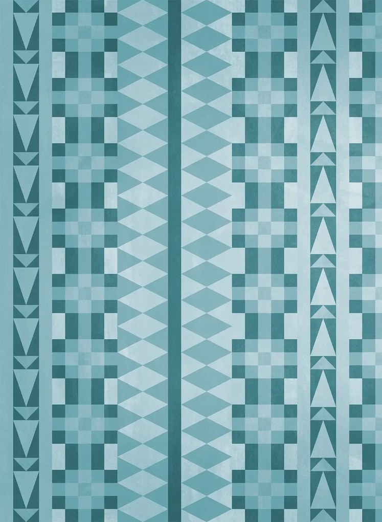Coordonne Wandbild Navajo - Blue