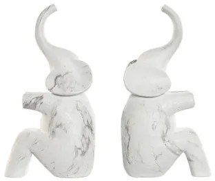 Fermalibri Home ESPRIT Resina Elefante 14,5 x 9 x 29,5 cm