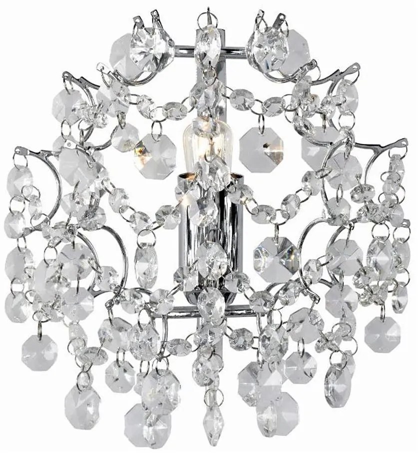 Markslöjd 102335 - Applique ROSENDAL 1xE14/40W/230V cromo