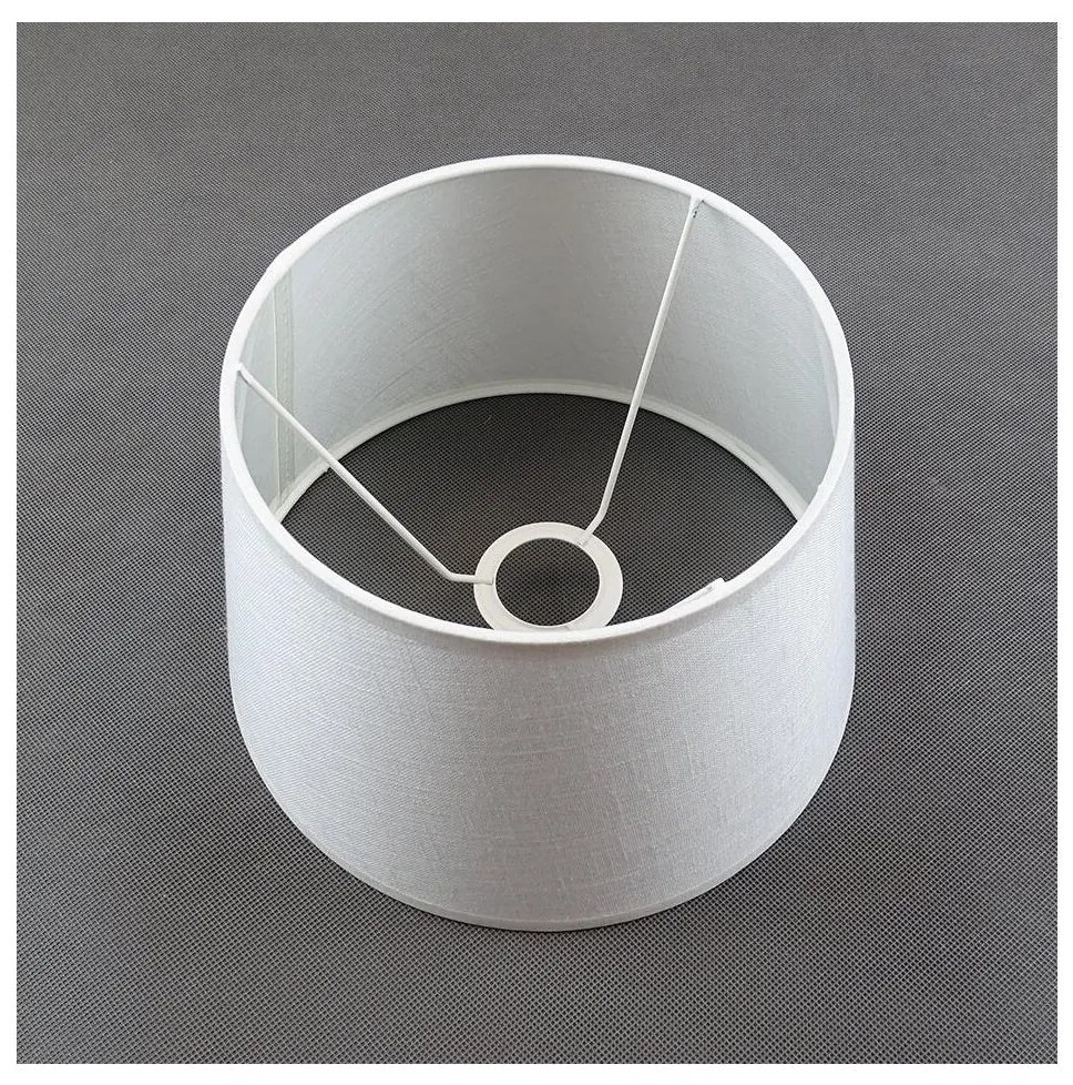 Paralume di ricambio universale LORENZO E27 20x26 cm bianco