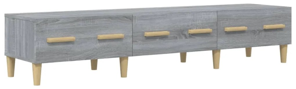 Mobile tv grigio sonoma 150x34,5x30 cm in legno multistrato