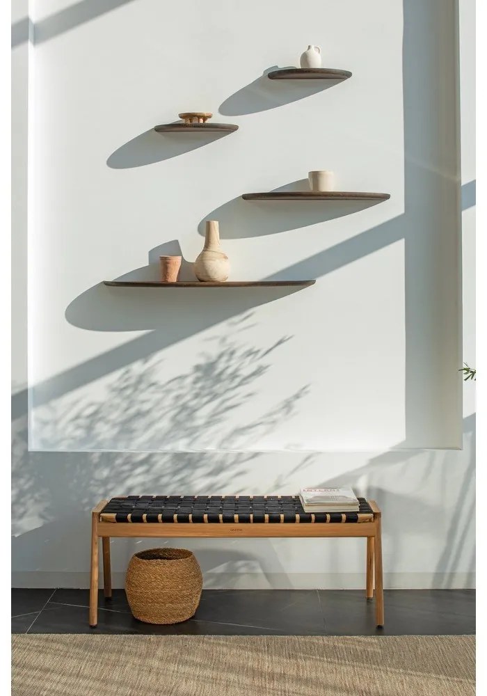 Scaffale in rovere marrone 100 cm Mu - Gazzda