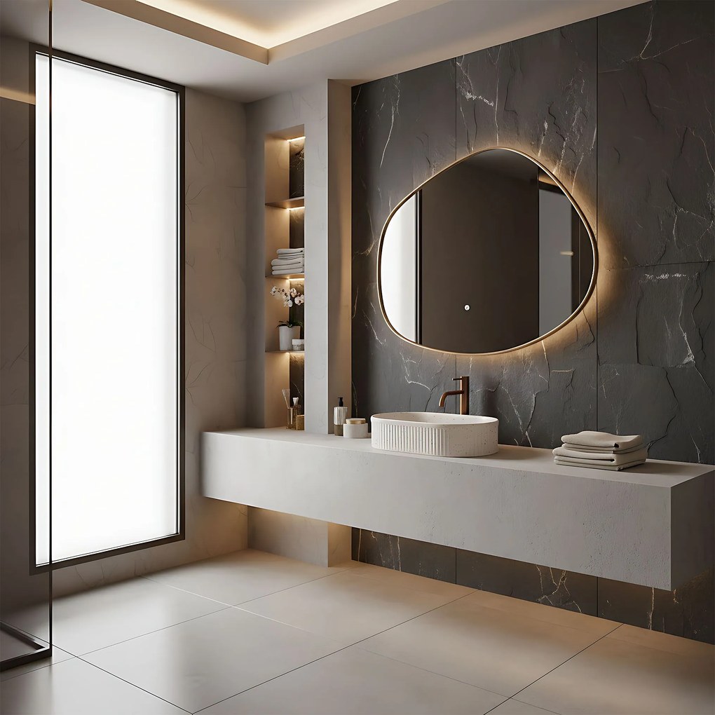 Lavabo da appoggio Rea Vanda Sandy