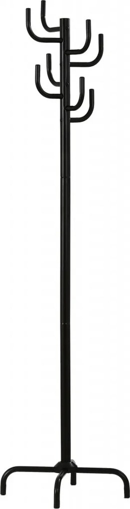 Appendiabiti W11 BIS in nero - H178 cm