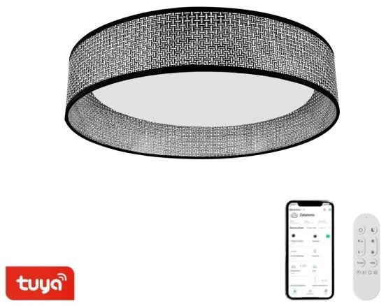 Immax NEO 07287L - Plafoniera LED+CCT dimmerabile LONA 36W/230V Ø 45,5 cm + telecomando