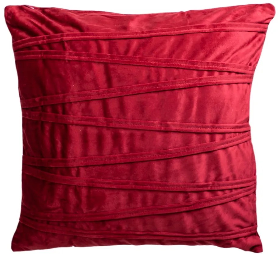Cuscino decorativo rosso, 45 x 45 cm Ella - JAHU collections