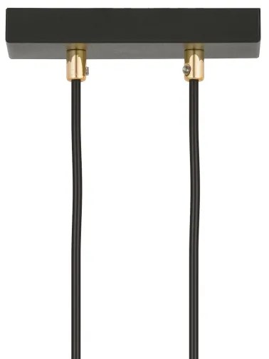 Lampadario a sospensione con filo GLAM 1xE14/10W/230V nero