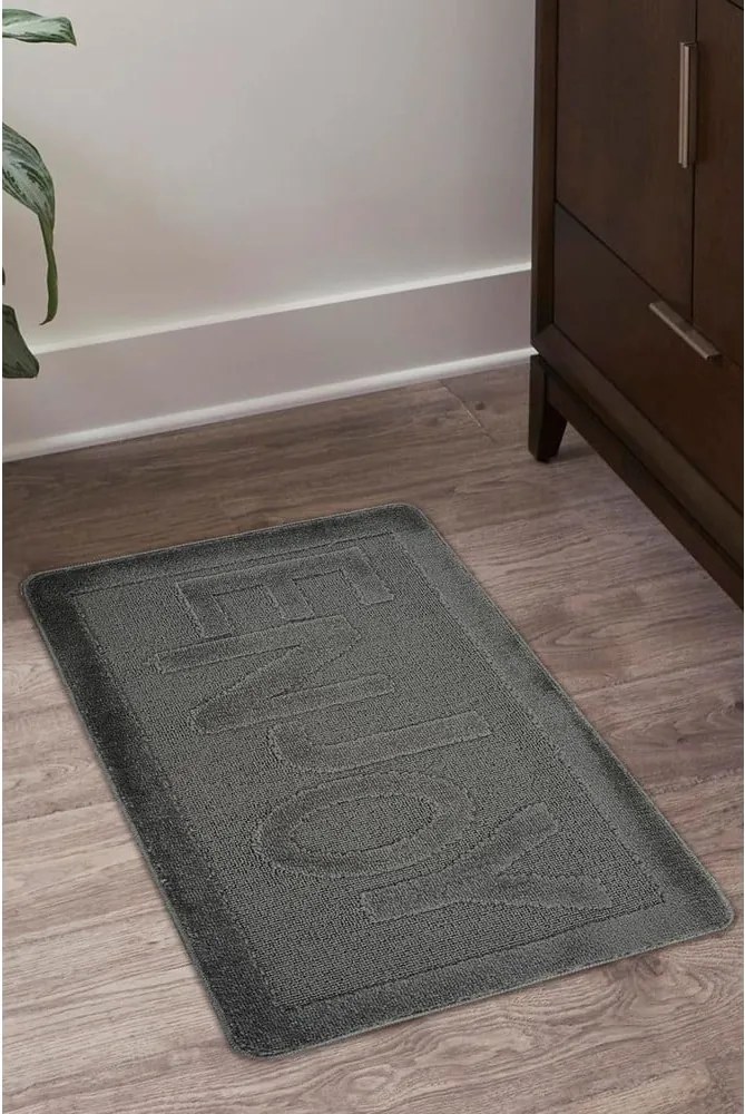 Tappetino per il bagno color antracite 60x100 cm Enjoy – Foutastic
