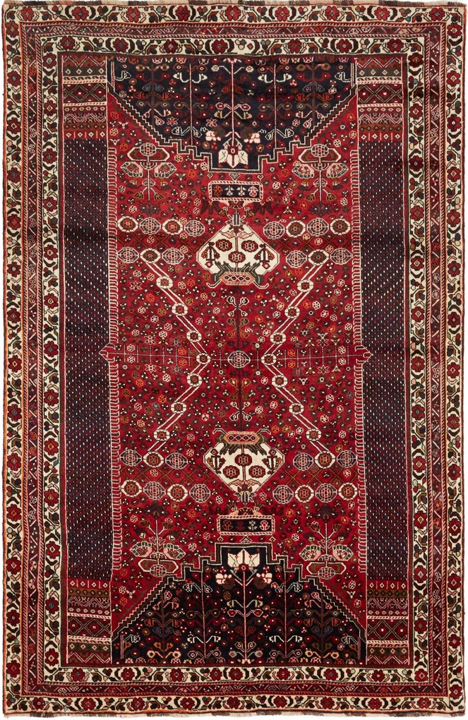 Gashghai Tappeto persiano 180 x 280 Rosso (Iran) Annodato A Mano