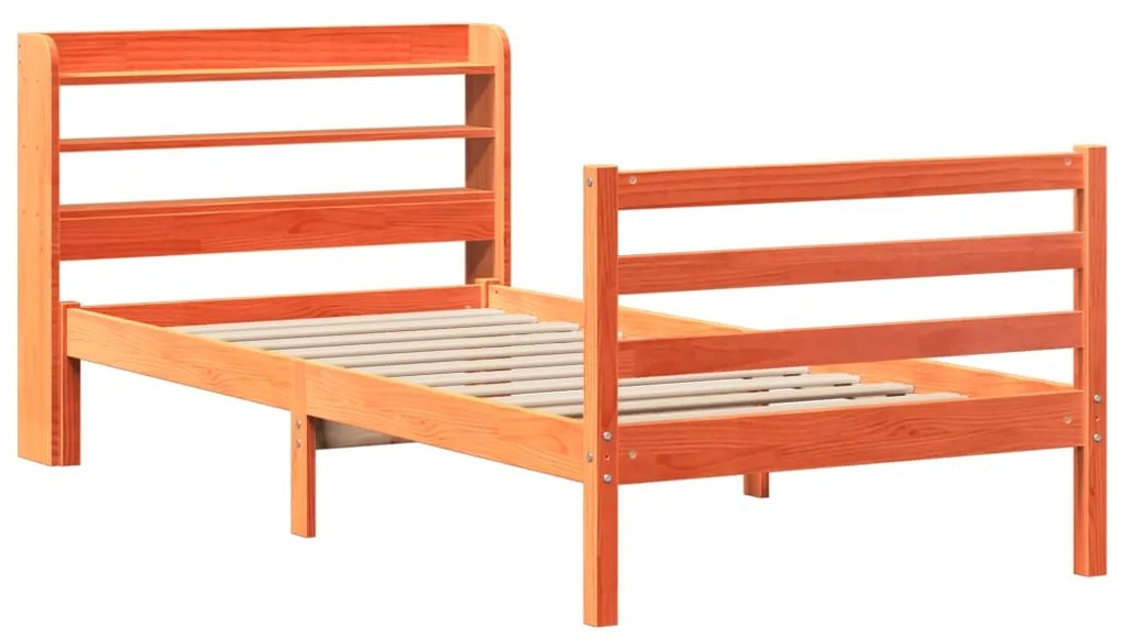 Letto senza materasso marrone cera 90x200 cm legno di pino