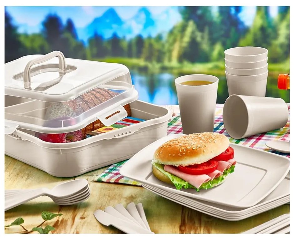 Set di 13 utensili da campeggio in plastica - Orion