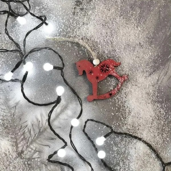 Catena luminosa natalizia LED per esterno 480xLED/8 funzioni 53m bianco freddo IP44