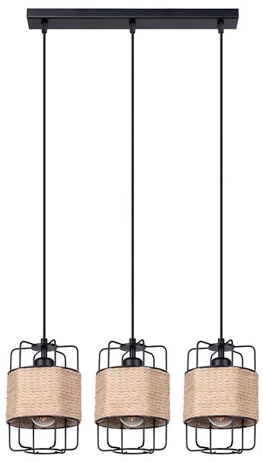 Sollux SL.1301 - Lampadario a sospensione con filo GIZUR 3xE27/15W/230V