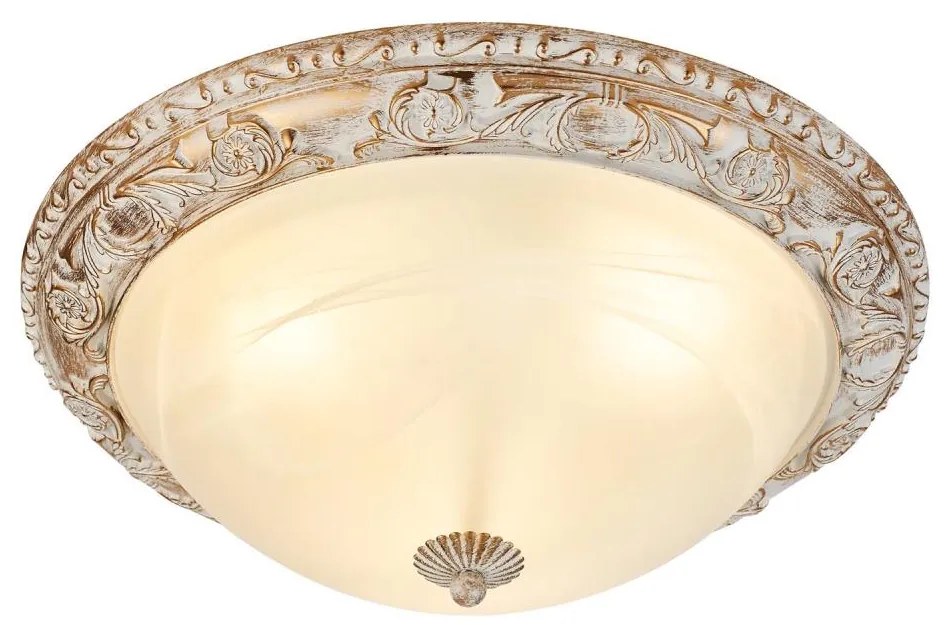 Brilagi - Plafoniera ARIADNA 3xE27/60W/230V oro/color crema/patina