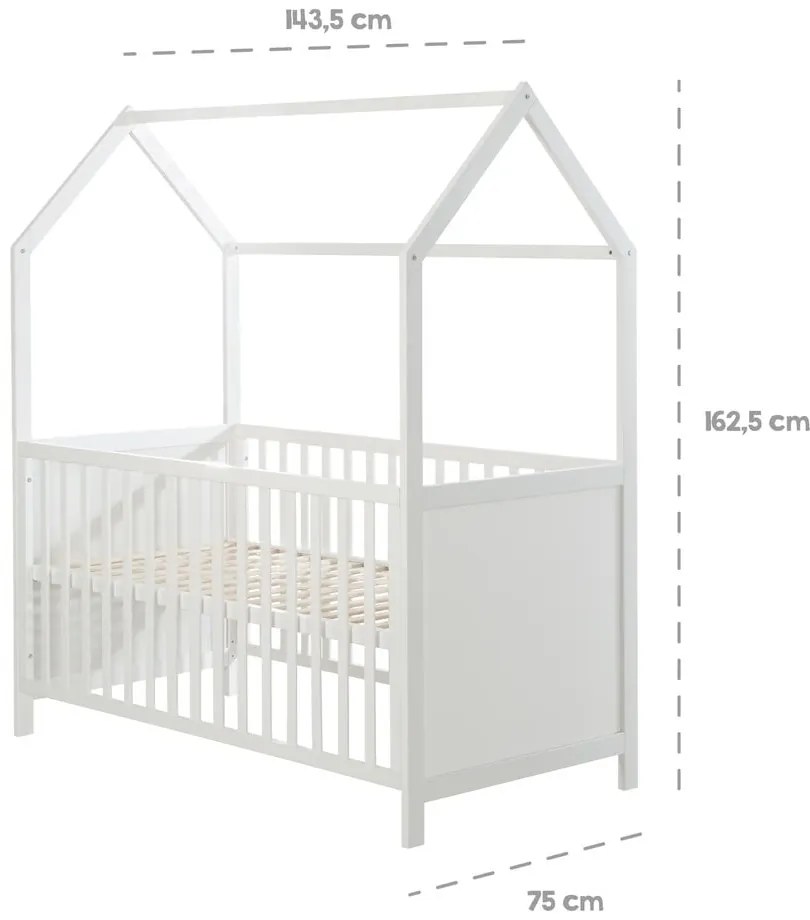 Culla bianca 70x140 cm - Roba