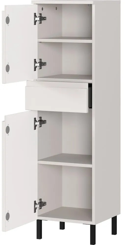 Mobile per bagno color crema alto e stretto 34x120 cm Salinas – Germania