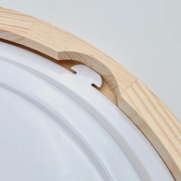 Plafoniera bagno NATURAL 2xE27/15W/230V IP54 pino Ø 27 cm