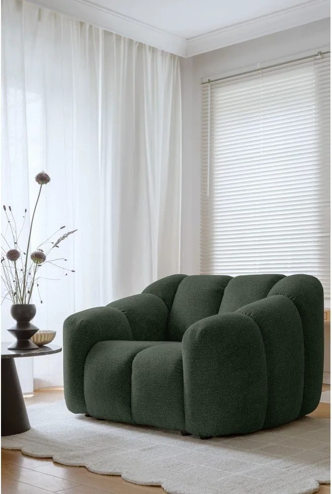 Poltrona verde scuro Shell – Miuform