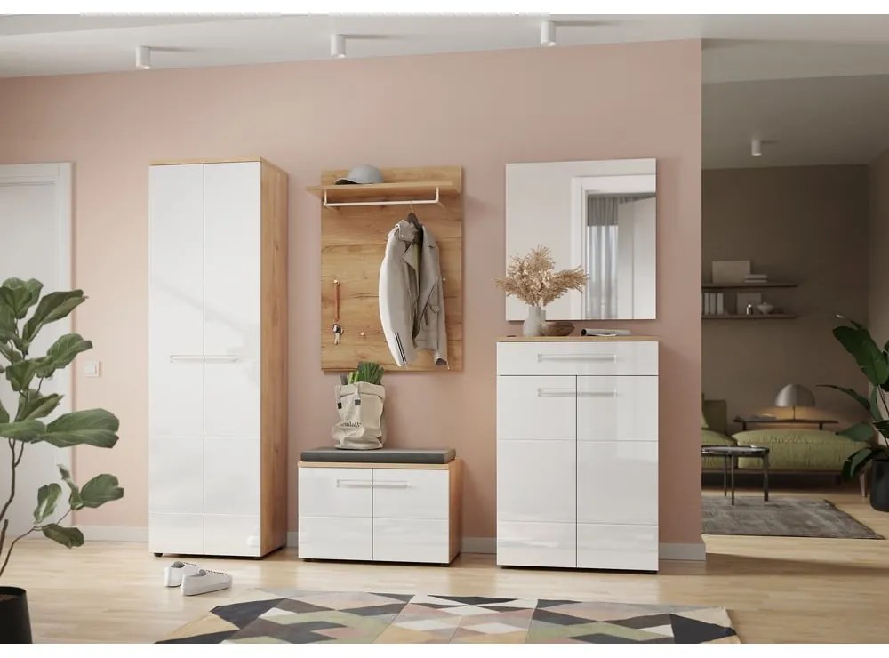 Scarpiera bianca naturale in rovere Aledo - Germania