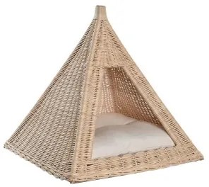 Letto per animali domestici DKD Home Decor Naturale Rattan 45 x 45 x 45 cm