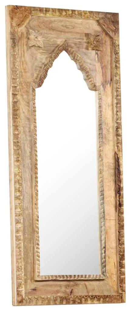 Specchio 50x3x110 cm in Legno Massello di Mango