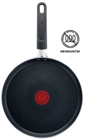 Tefal Chapatti and Indian Madras Collection Non-Stick Aluminium Flat Bread Pan, Black, 30 cm