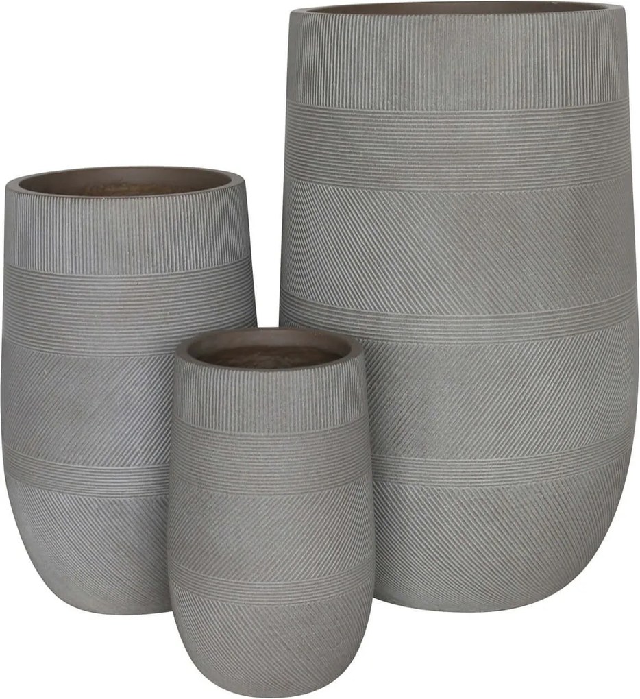 MIGUEL - set di 3 vasi