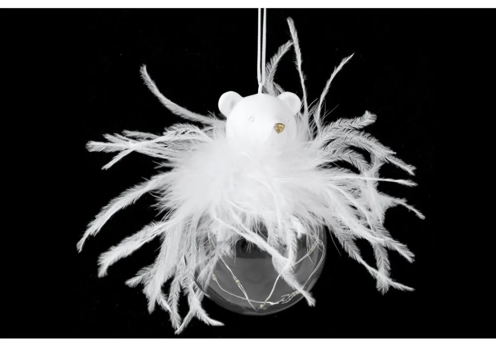 Ornamento natalizio a LED in vetro - Ego Dekor