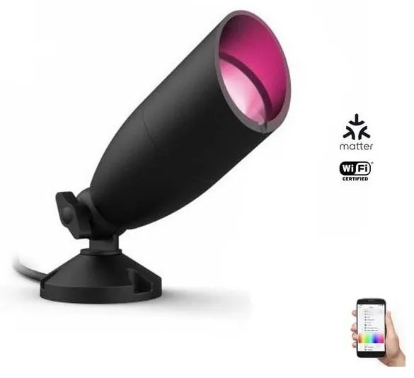 WiZ - LED RGBW Faretto da esterno dimmerabile SPOT LED/4W/12V IP65 Wi-Fi