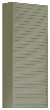Pensile bagno Pixel laccato opaco verde salvia, 1 anta apertura da sinistra P 17 x L 30 x H 80 cm