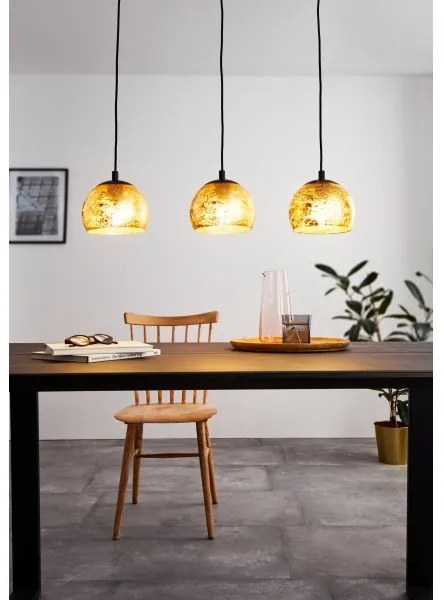 Eglo 98525 - Lampadario a sospensione con filo ALBARACCIN 3xE27/40W/230V