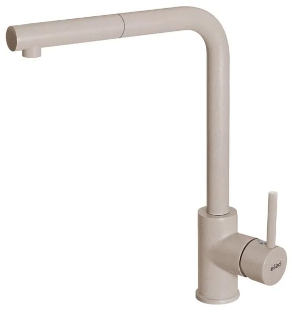 Rubinetto da cucina con doccetta TRAIL PLUS avena verniciato opaco ELLECI