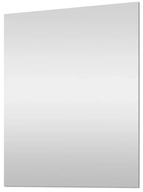 Specchio bagno 70x90 cm a filo lucido con installazione reversibile