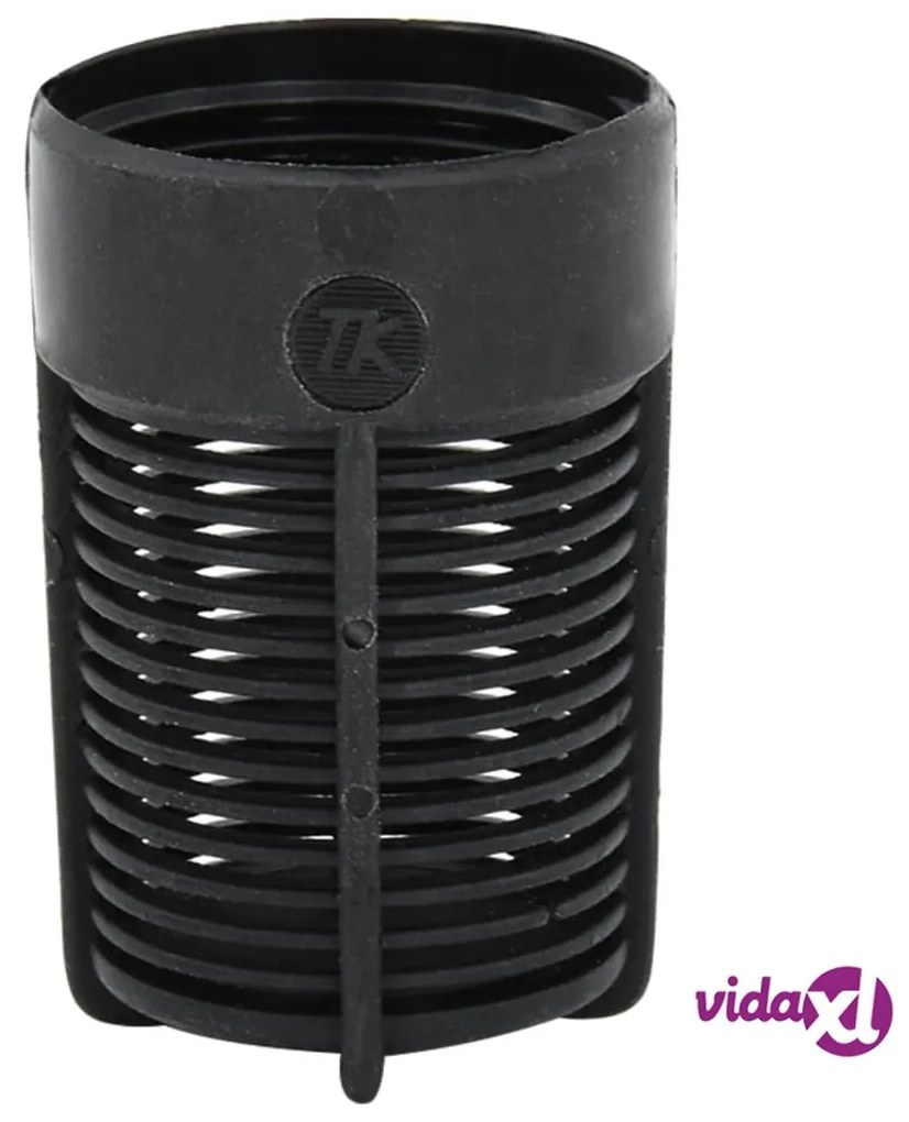 vidaXL Tubo di Aspirazione con Raccordi in Ottone Nero 1" 4 m in PVC